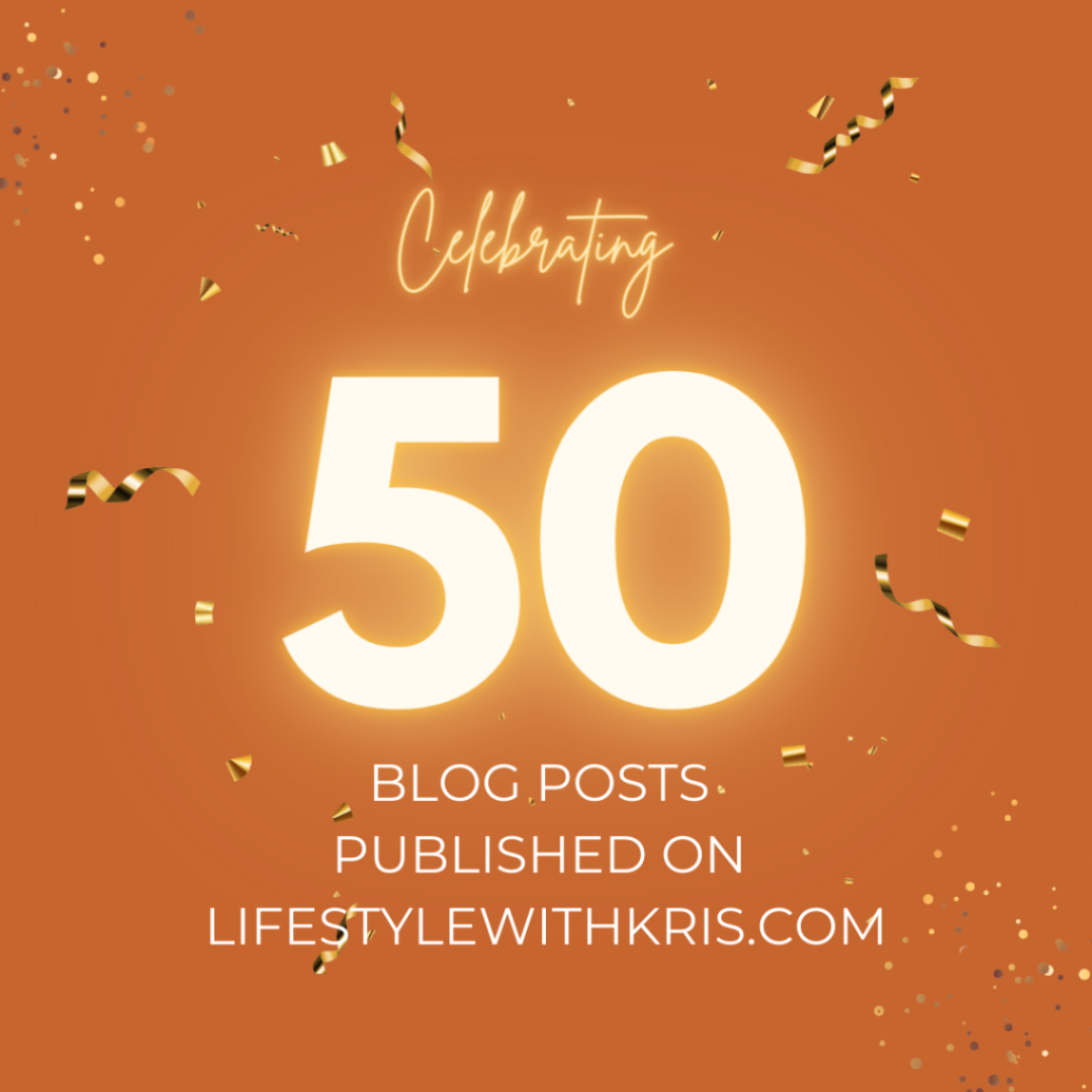 celebrating 50 published blog posts